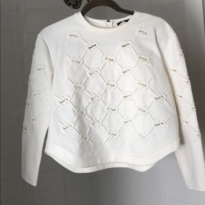 Tibi New York Knotted Sweatshirt